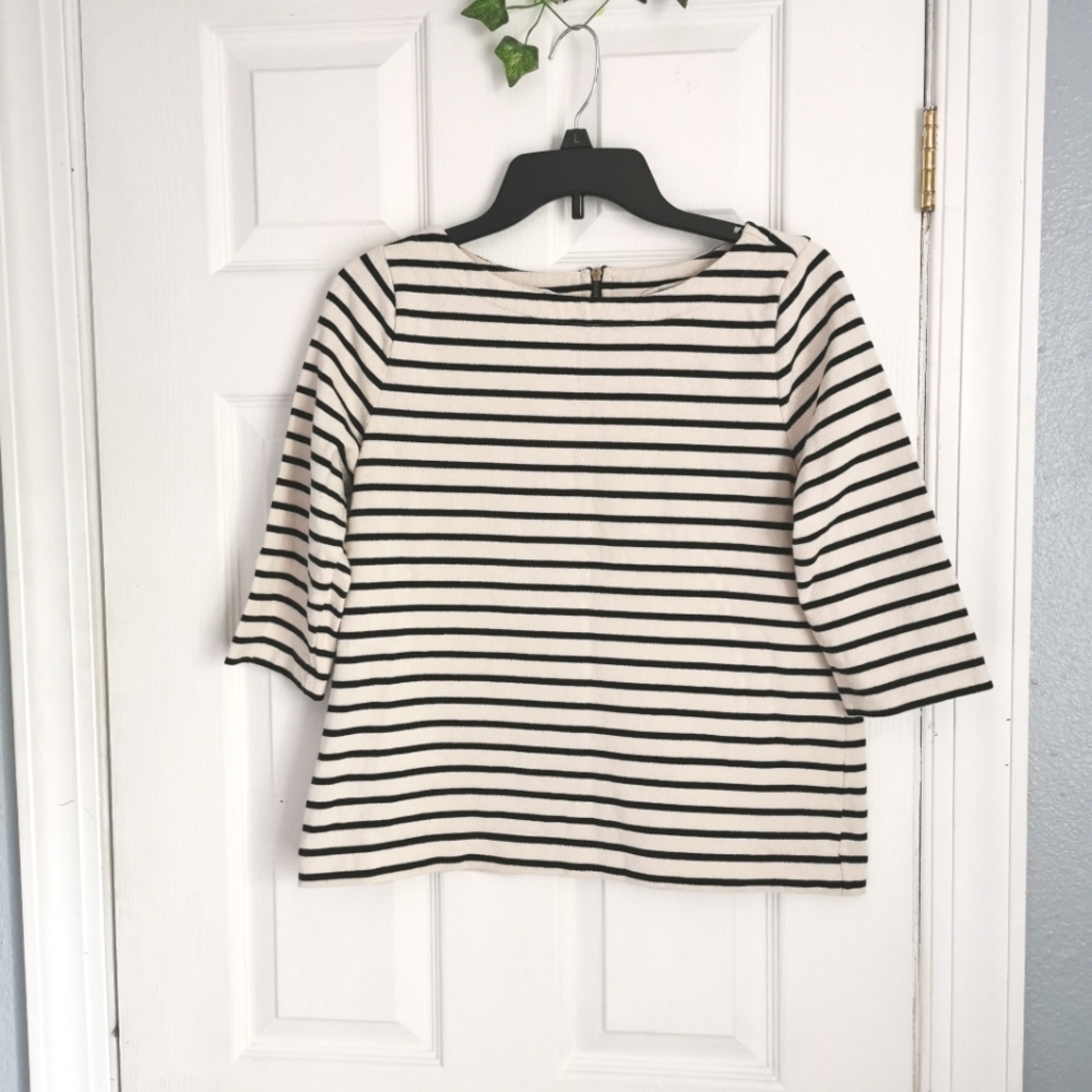 Ann Taylor Loft striped shirt size MP